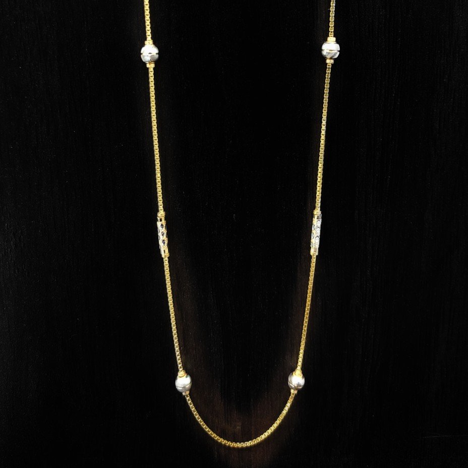 916 FANCY LIGHTWEIGHT PIPE BALL CHAIN(5.340)