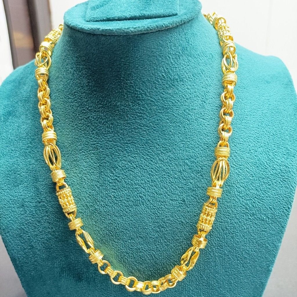 22crt Gold Hollow Chain