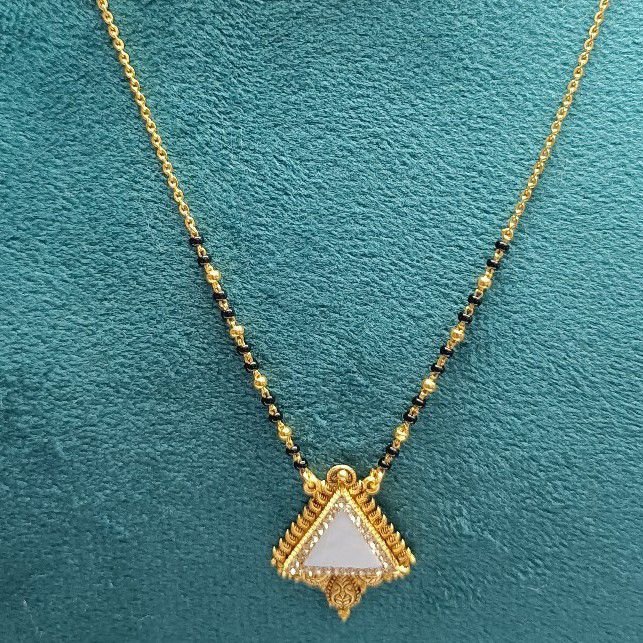 22crt Fancy Mangalsutra Gold